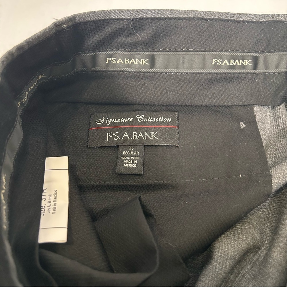 Jos. A. Bank Signature Collection Charcoal Gray Dress Pants - Picture 4 of 11